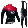 Cykeltøj Langærmet + Bib Cykelbukser 2019 TEAM INEOS N001
